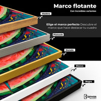 Cuadros Decorativos Canvas Revolution | Sandia Rebanada | ColoresMarco