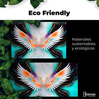 Cuadros Decorativos Canvas Revolution | Alas Angel Marmol | EcoFriendly