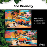 Cuadros Decorativos Canvas Revolution | Atardecer Fiel | EcoFriendly