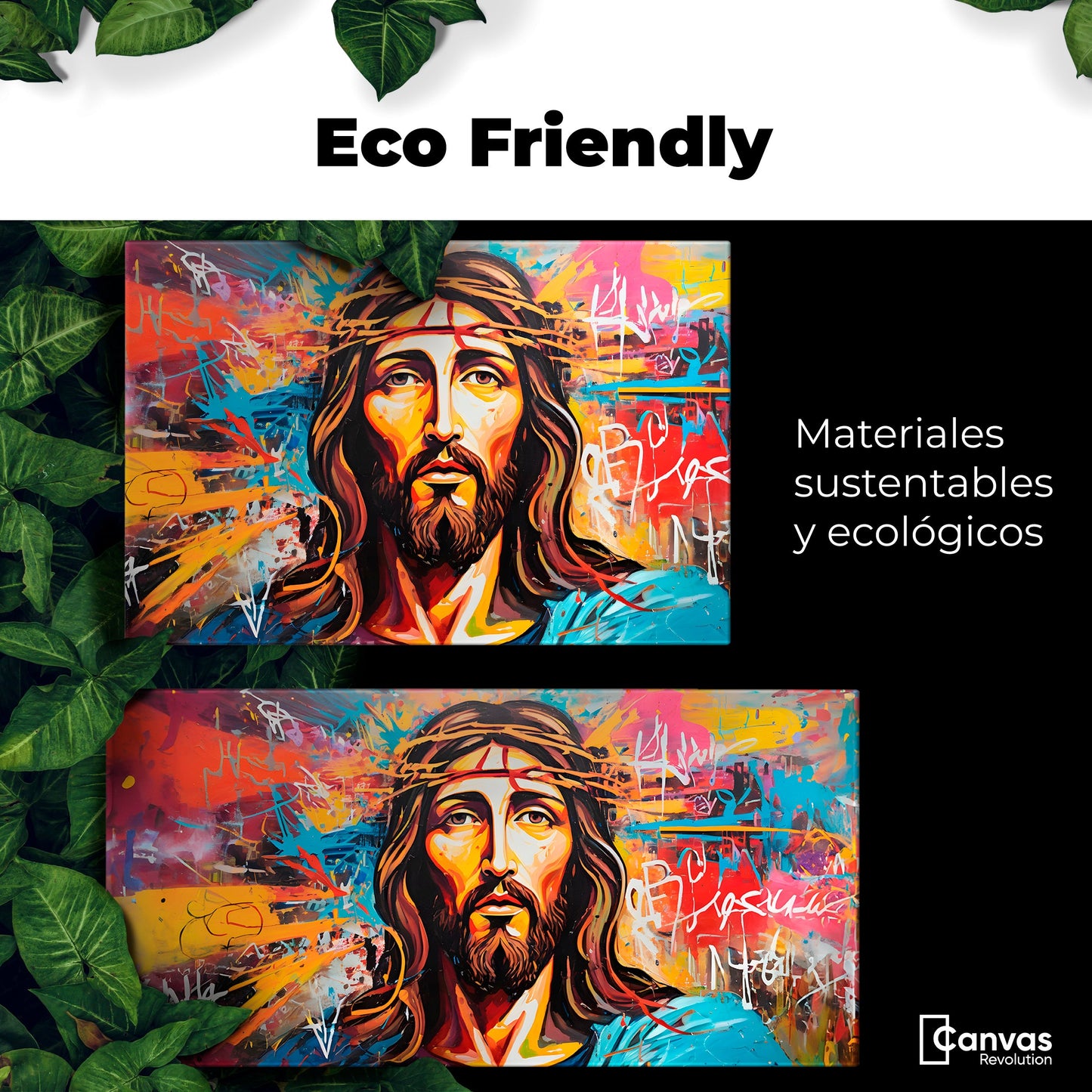 Cuadros Decorativos Canvas Revolution | Grafiti Sagrado | EcoFriendly