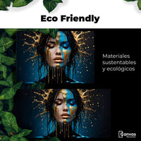 Cuadros Decorativos Canvas Revolution | Nocturno Dorado | EcoFriendly