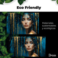 Cuadros Decorativos Canvas Revolution | Reflejos Dorados | EcoFriendly