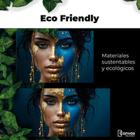 Cuadros Decorativos Canvas Revolution | Rostro Abstracto | EcoFriendly