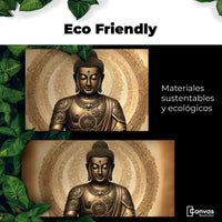 Cuadros Decorativos Canvas Revolution | Trascender Dorado | EcoFriendly