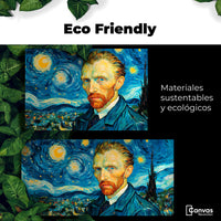 Cuadros Decorativos Canvas Revolution | Van Gogh Estrellado | EcoFriendly