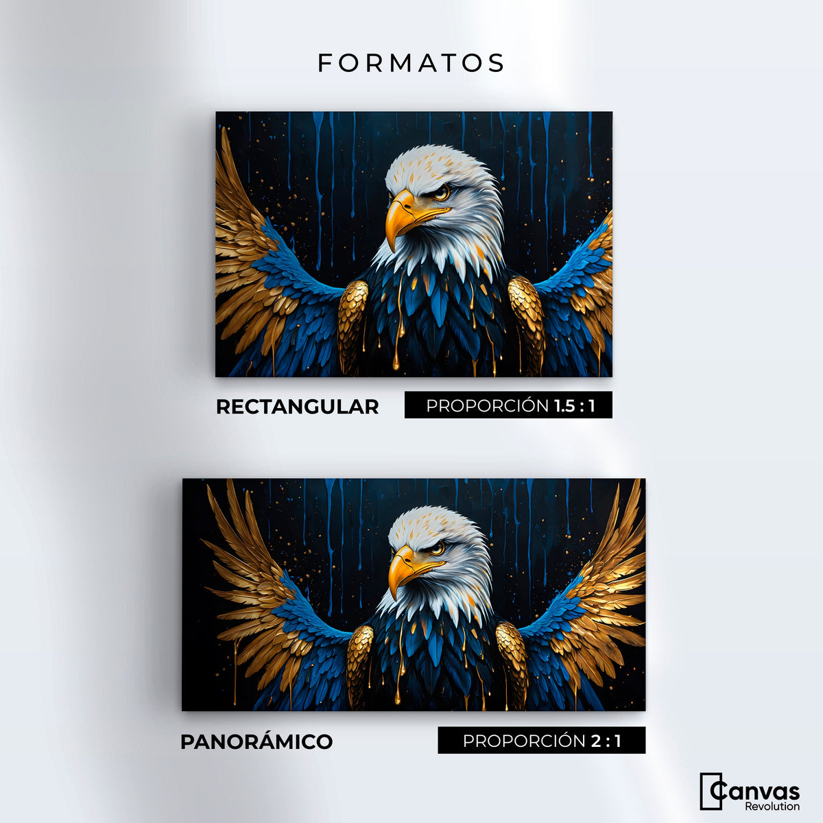 Cuadros Decorativos Canvas Revolution | Abrazo Majestuoso | Formatos