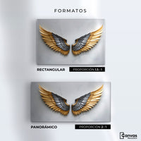 Cuadros Decorativos Canvas Revolution | Alas Angel Sereno | Formatos