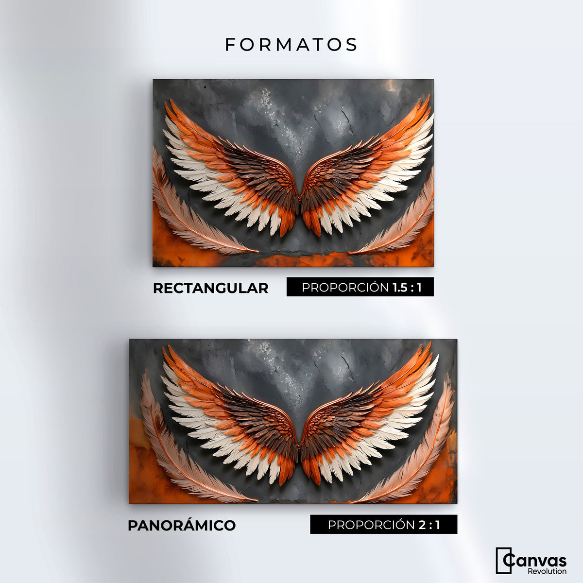 Cuadros Decorativos Canvas Revolution | Angel Luz Divina | Formatos