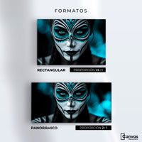 Cuadros Decorativos Canvas Revolution | Aqua En El Rostro | Formatos
