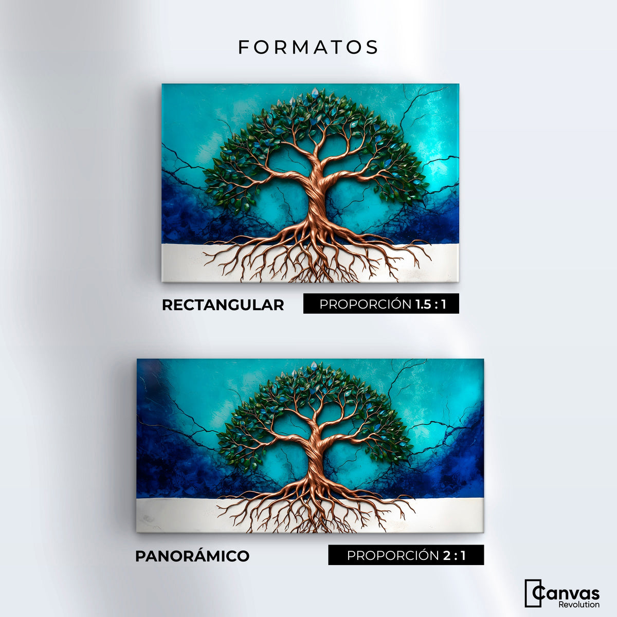 Cuadros Decorativos Canvas Revolution | Arbol Vida Energia | Formatos