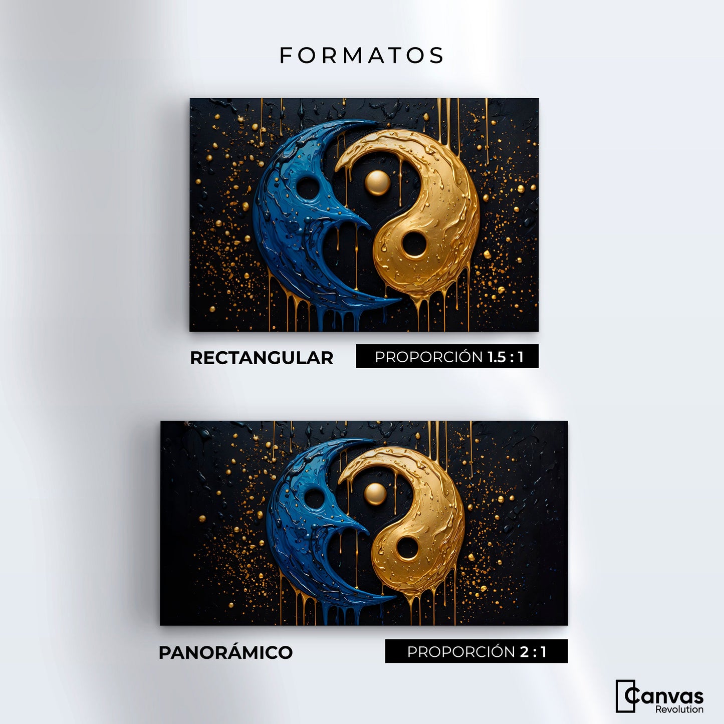 Cuadros Decorativos Canvas Revolution | Armonia Yin Yang | Formatos