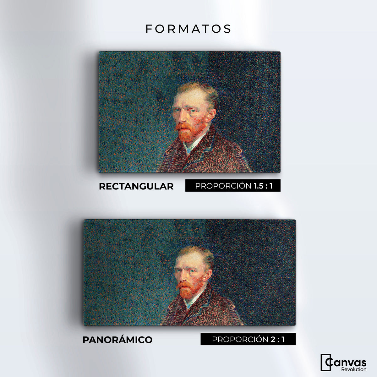 Cuadros Decorativos Canvas Revolution | Autorretrato Por Vincent Van Gogh | Formatos