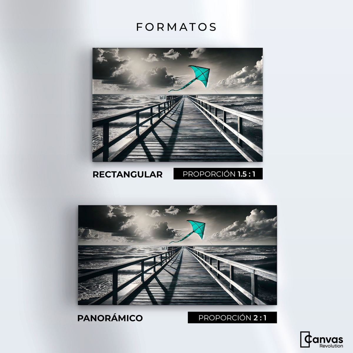 Cuadros Decorativos Canvas Revolution | Aventura En Viento | Formatos