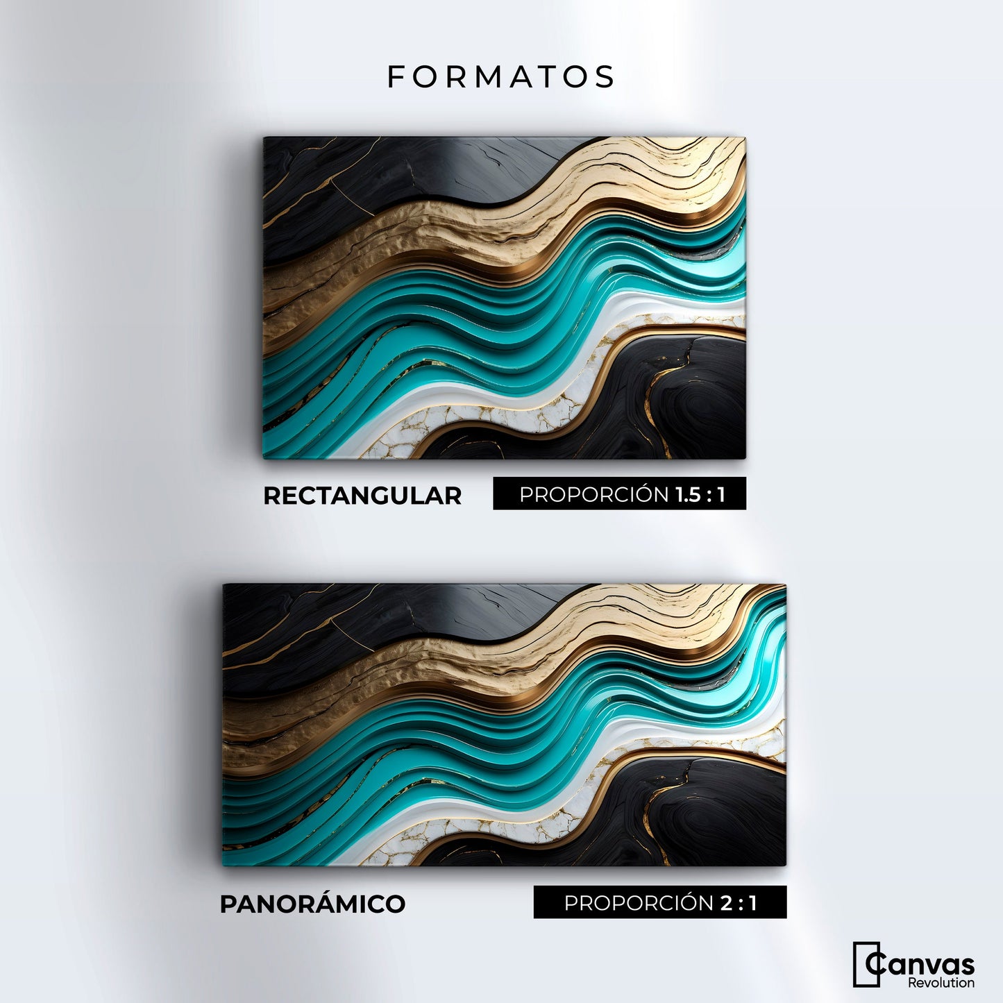 Cuadros Decorativos Canvas Revolution | Belleza Abstracta | Formatos