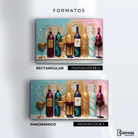 Cuadros Decorativos Canvas Revolution | Botella De Suenos | Formatos