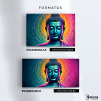 Cuadros Decorativos Canvas Revolution | Buda Sobre Universo | Formatos