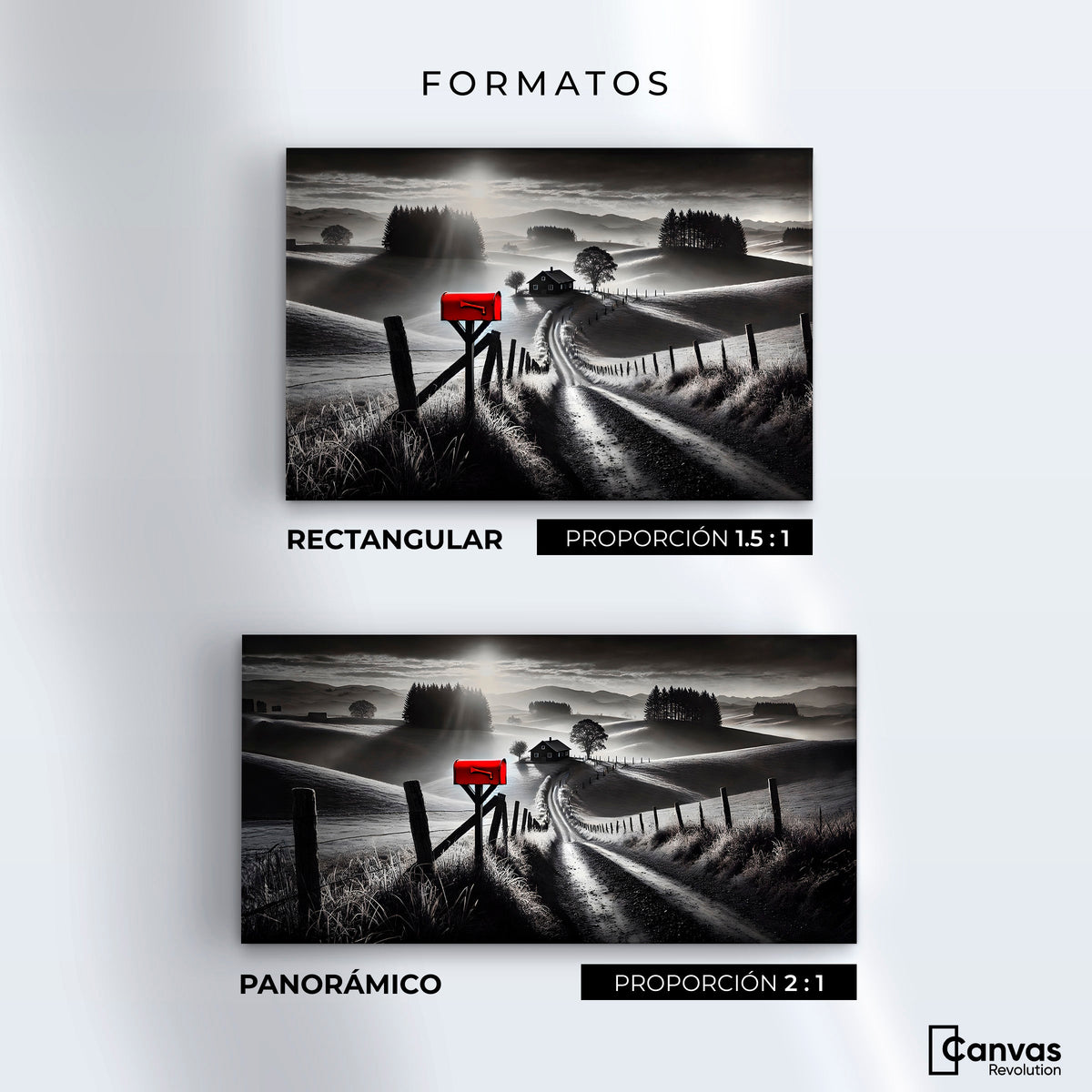 Cuadros Decorativos Canvas Revolution | Buzon En La Pradera | Formatos