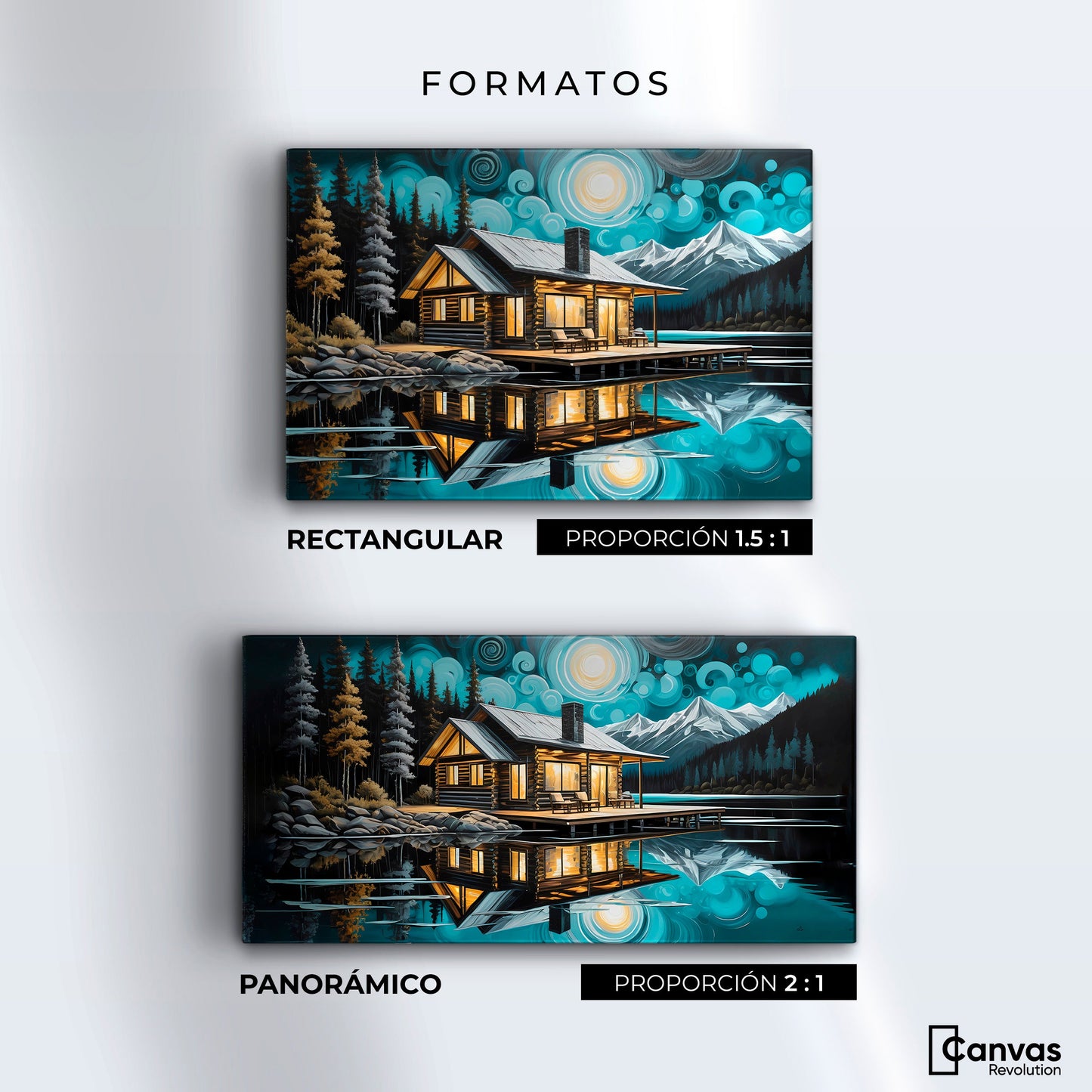 Cuadros Decorativos Canvas Revolution | Cabana En Calma | Formatos