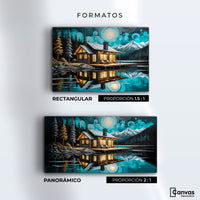 Cuadros Decorativos Canvas Revolution | Cabana En Calma | Formatos