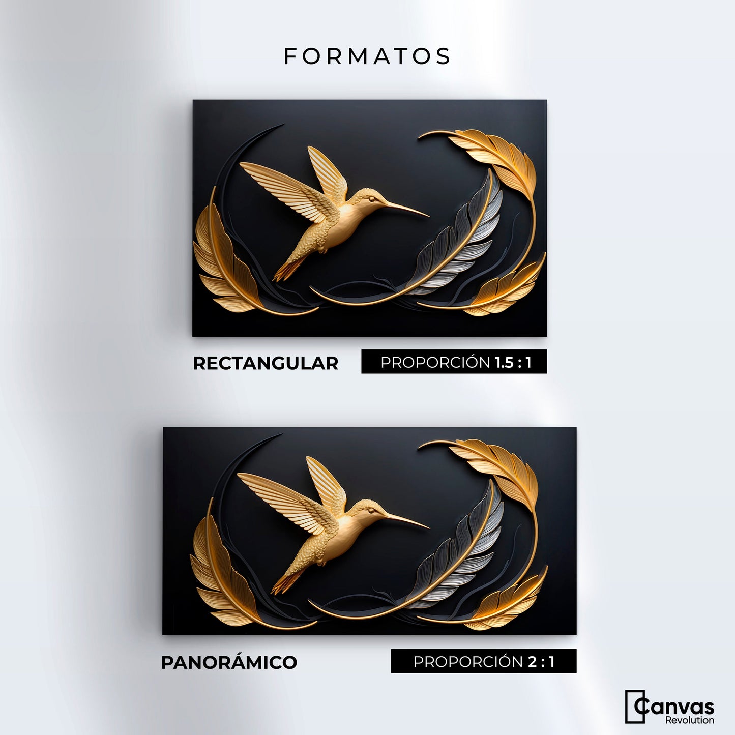 Cuadros Decorativos Canvas Revolution | Colibri Brillante | Formatos