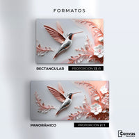 Cuadros Decorativos Canvas Revolution | Colibri Diamante | Formatos