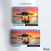 Cuadros Decorativos Canvas Revolution | Cromatismo Aereo | Formatos