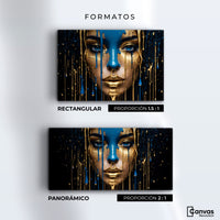 Cuadros Decorativos Canvas Revolution | Elegancia Liquida | Formatos