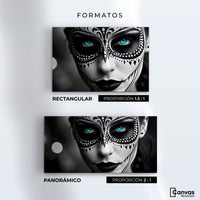 Cuadros Decorativos Canvas Revolution | Encanto Y Azul | Formatos