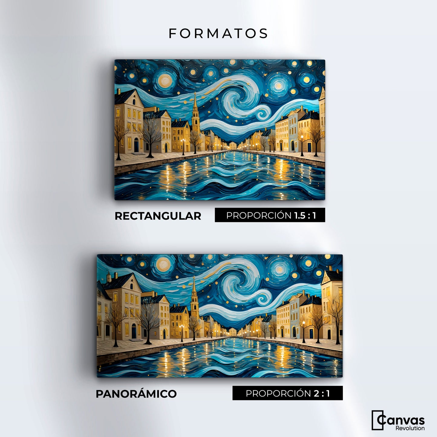 Cuadros Decorativos Canvas Revolution | Esencia Estrellada | Formatos