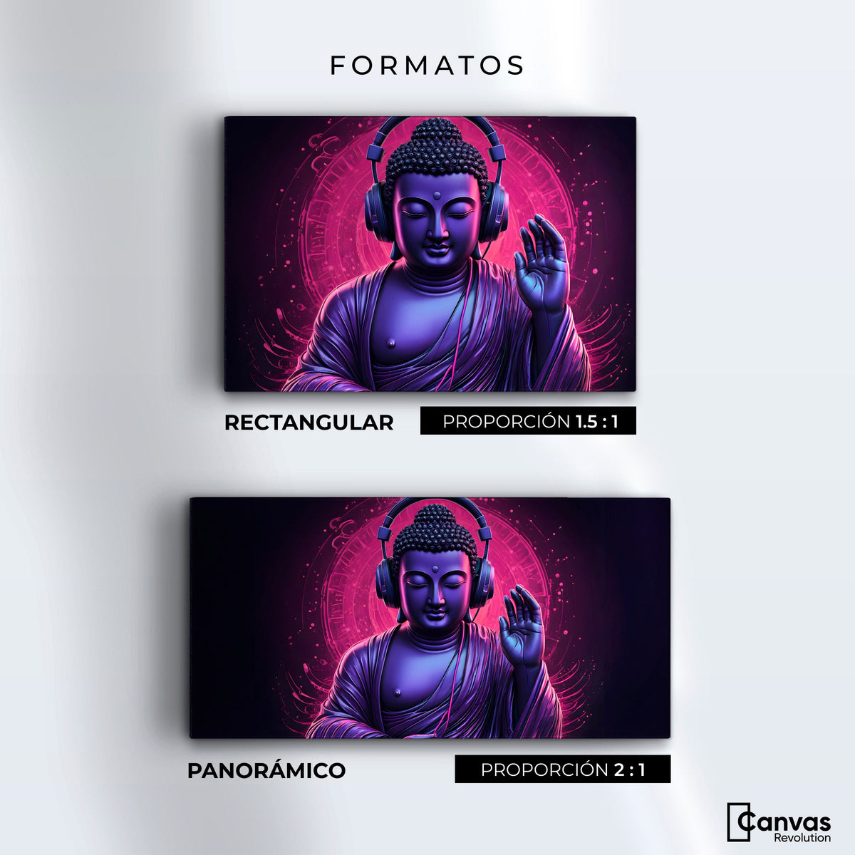 Cuadros Decorativos Canvas Revolution | Fusion Espiritual | Formatos