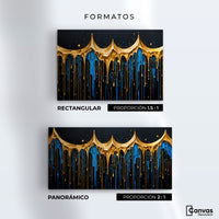 Cuadros Decorativos Canvas Revolution | Lluvia Brillante | Formatos