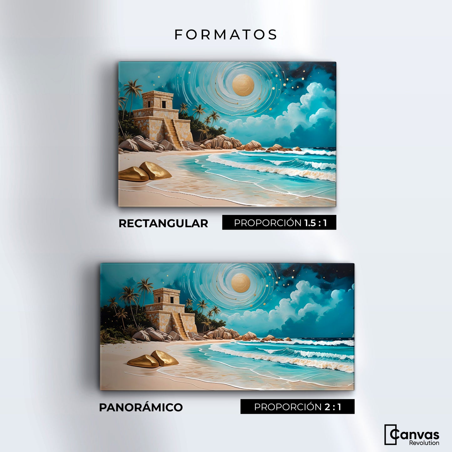 Cuadros Decorativos Canvas Revolution | Magia De Tulum | Formatos