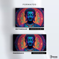 Cuadros Decorativos Canvas Revolution | Mandala Luminoso | Formatos