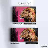 Cuadros Decorativos Canvas Revolution | Melena Majestuosa | Formatos