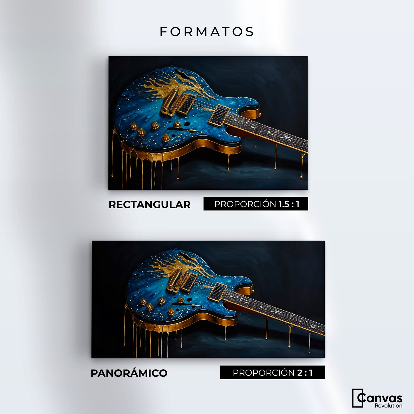 Cuadros Decorativos Canvas Revolution | Melodia Pintada | Formatos