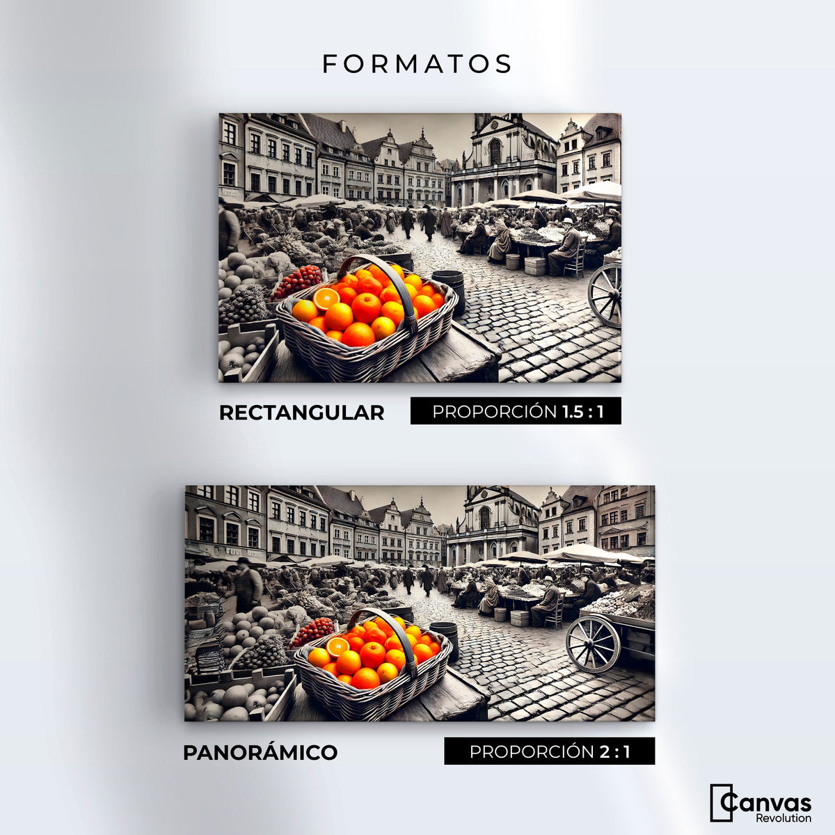 Cuadros Decorativos Canvas Revolution | Mercado Naranja | Formatos
