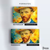 Cuadros Decorativos Canvas Revolution | Nocturno De Girasol | Formatos