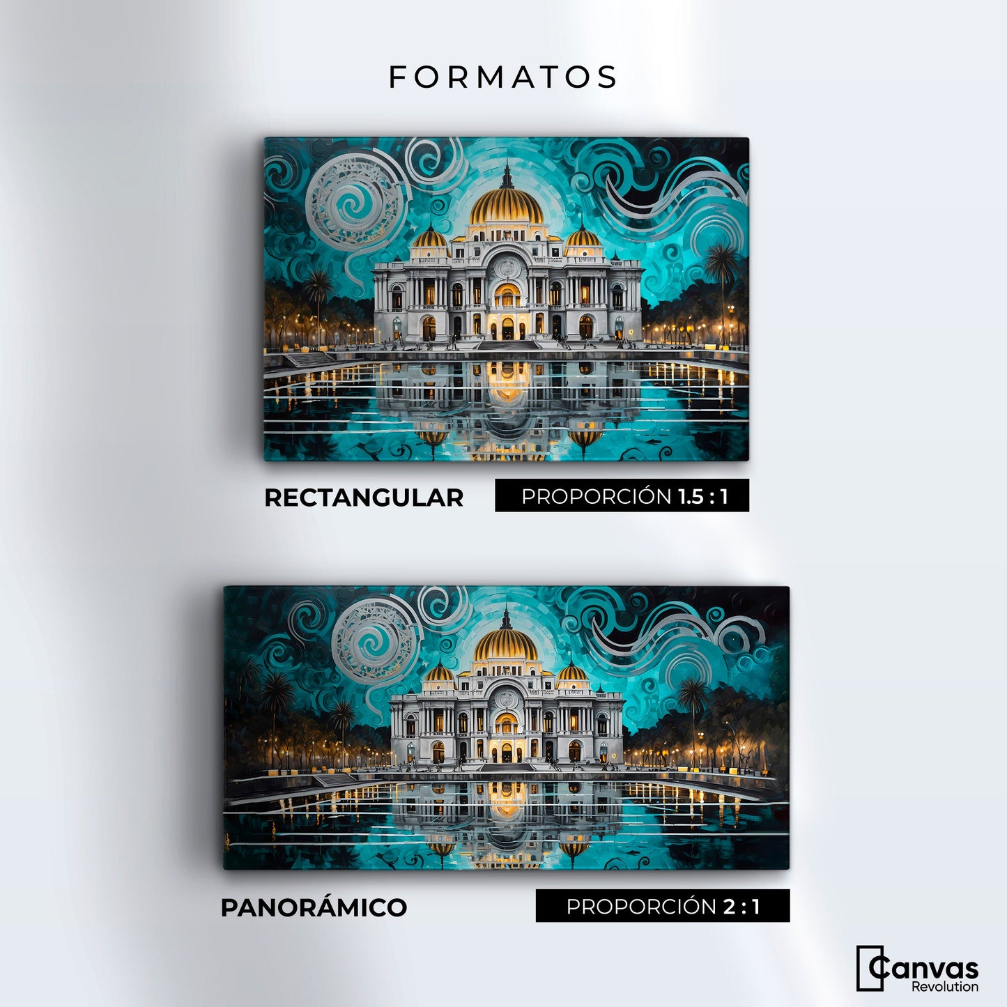 Cuadros Decorativos Canvas Revolution | Palacio De Luz | Formatos