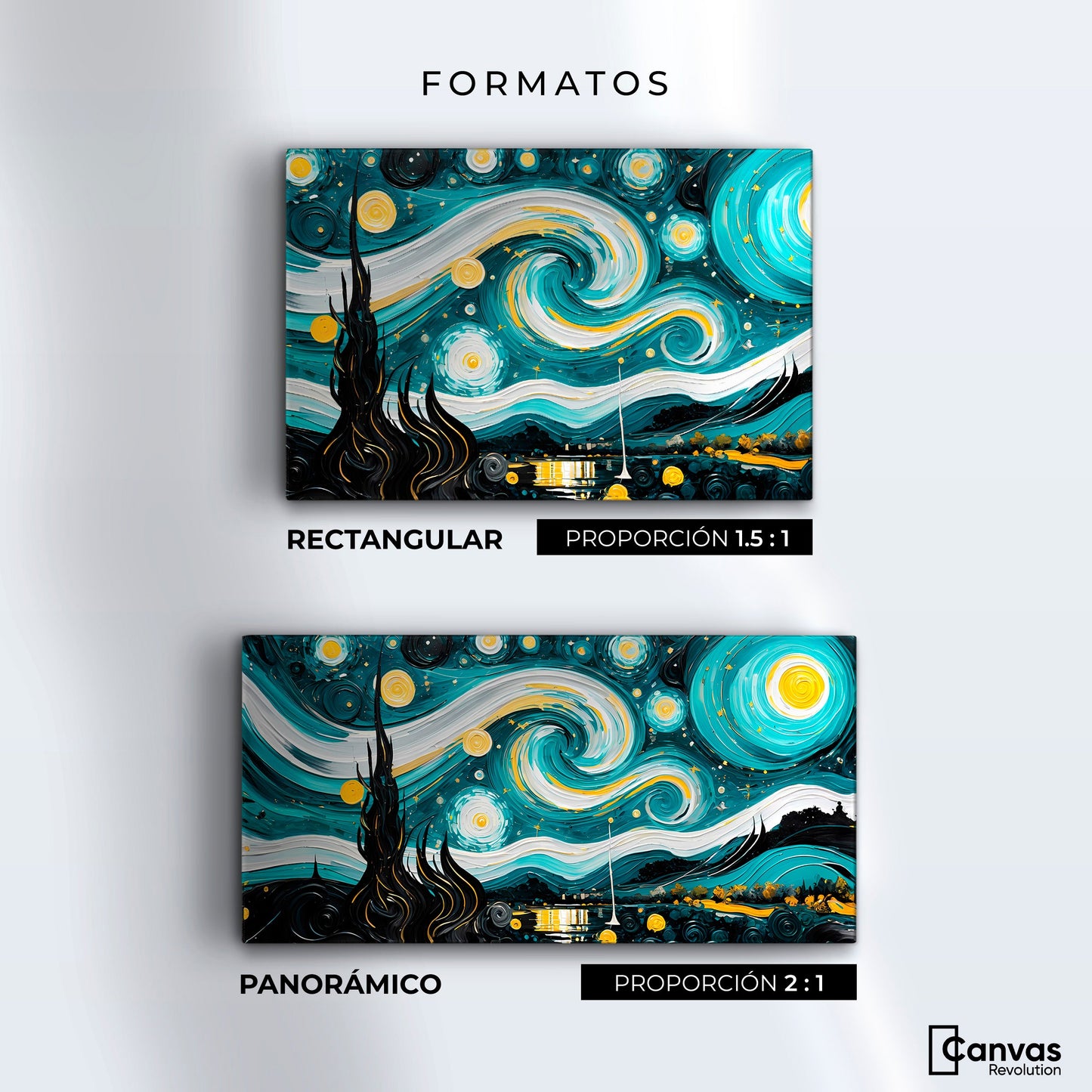 Cuadros Decorativos Canvas Revolution | Paz Estrellada | Formatos