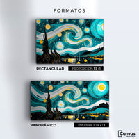 Cuadros Decorativos Canvas Revolution | Paz Estrellada | Formatos