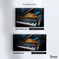Cuadros Decorativos Canvas Revolution | Piano Cromatico | Formatos