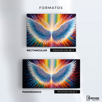 Cuadros Decorativos Canvas Revolution | Plumas De Luz | Formatos