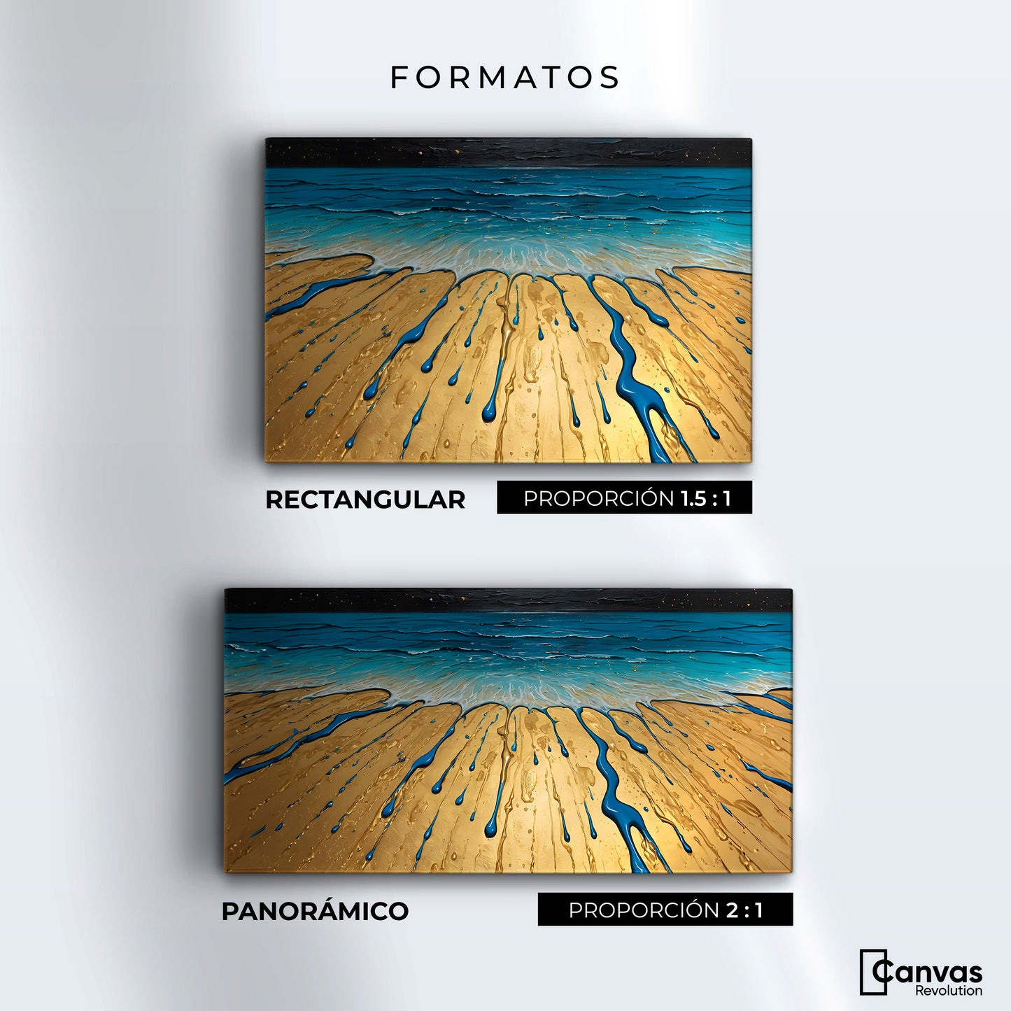 Cuadros Decorativos Canvas Revolution | Reflejos Estelares | Formatos