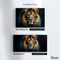 Cuadros Decorativos Canvas Revolution | Rey Majestuosidad | Formatos