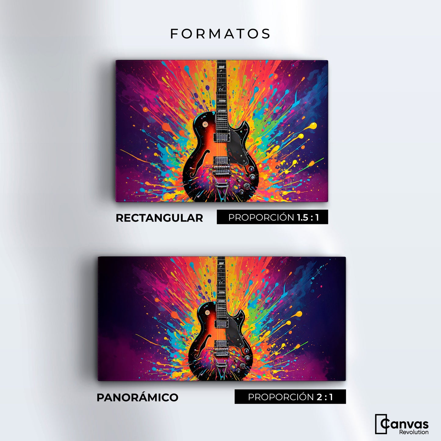 Cuadros Decorativos Canvas Revolution | Ritmo Explosivo | Formatos
