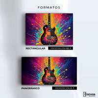 Cuadros Decorativos Canvas Revolution | Ritmo Explosivo | Formatos