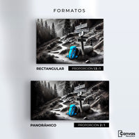 Cuadros Decorativos Canvas Revolution | Rumbo Al Bosque | Formatos