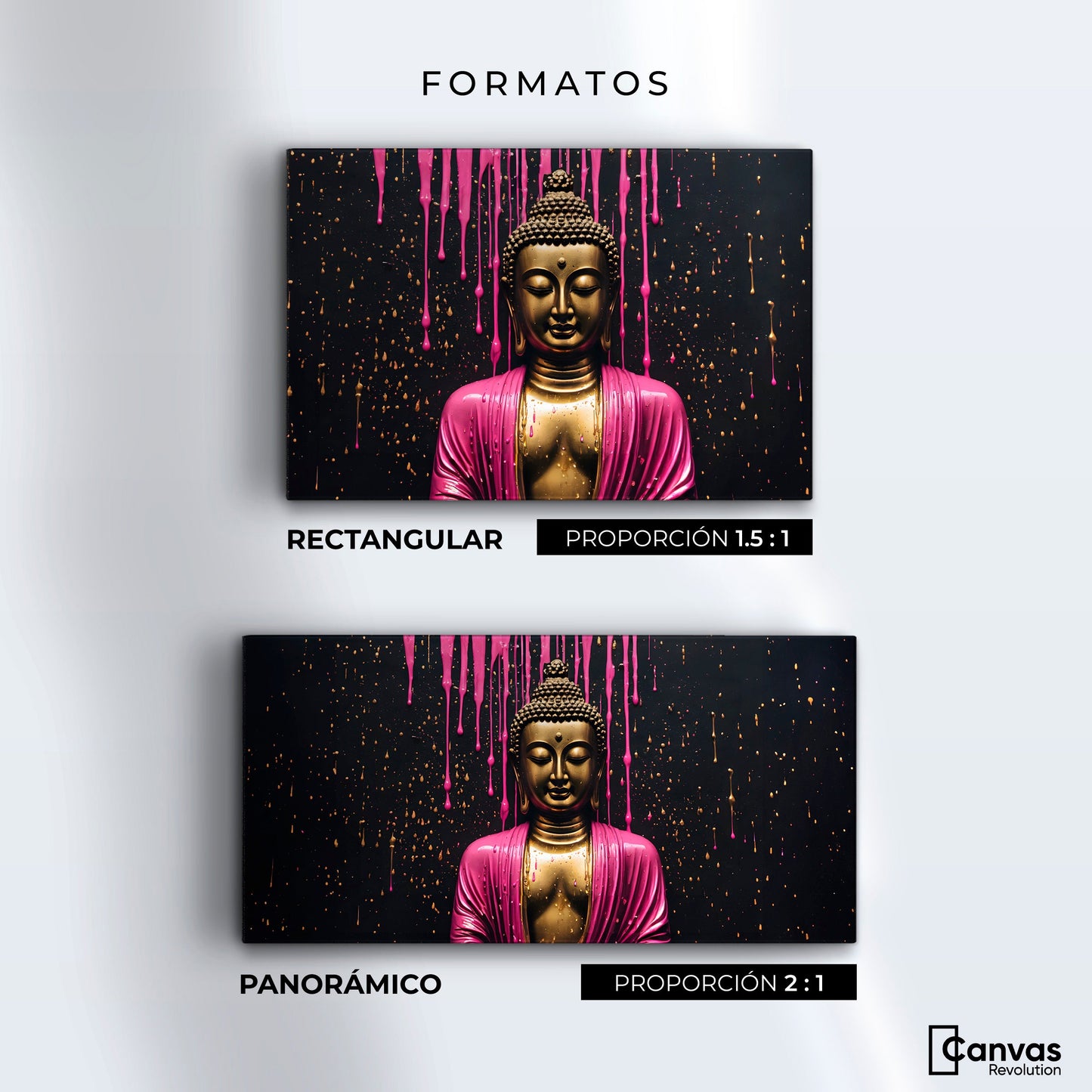 Cuadros Decorativos Canvas Revolution | Serenidad Brillante | Formatos