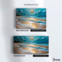 Cuadros Decorativos Canvas Revolution | Silencio En Playa | Formatos
