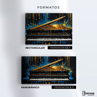 Cuadros Decorativos Canvas Revolution | Sinfonia Cromatica | Formatos